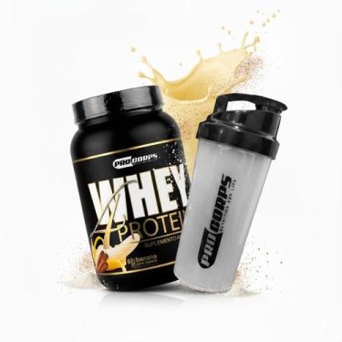 Imagem de Whey 4 Protein 900g Pro Corps e Coqueteleira De Brinde, Banana com can