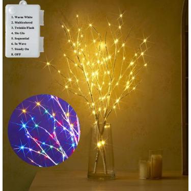Imagem de Galhos de bétula iluminados LITBLOOM 32cm com 8 funções 100 LED
