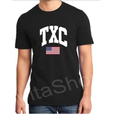 Imagem de Camiseta Texas Country Camisa unissex, Preto, GG
