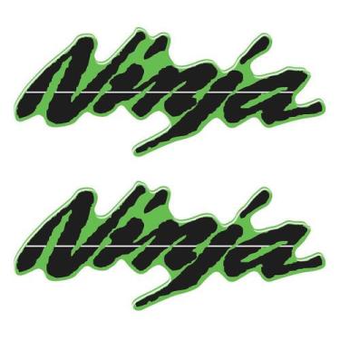 Imagem de Adesivo Ninja 400 2019/20 Compatível com Logo Resinado para Protetor T