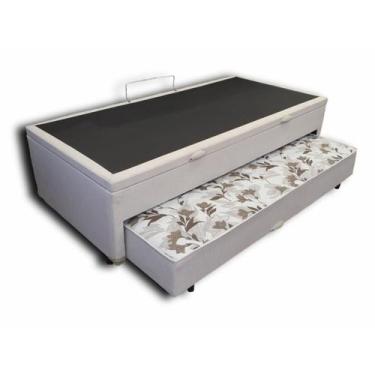 Imagem de Bicama Box Baú Solteiro Com Cama Auxiliar De Molas 3x1 88 - Fabricação
