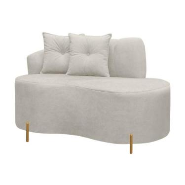 Imagem de Sofá Namoradeira Orgânico Grécia 3 Lugares 180cm Bouclê - SOFA STORE, 