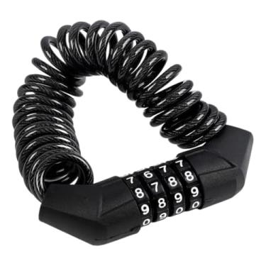 Imagem de Cadeado Trava Com Senha Segredo Para Capacete De Moto Bike Bicicleta Cor Preta