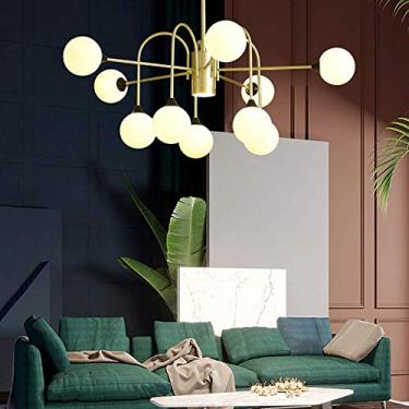 Imagem de Candeeiros, elegantes candeeiros de vidro em forma de globo, iluminação pendente personalizada criativa para sala de estar, sala de jantar, quarto, iluminação de escritório, tela de arame D