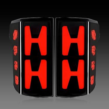 Imagem de Luzes traseiras de LED compatíveis com Ford F150 2015-2020 Lâmpadas traseiras traseiras com seta sequencial e animação dinâmica de inicialização DRL fumê lado esquerdo e direito