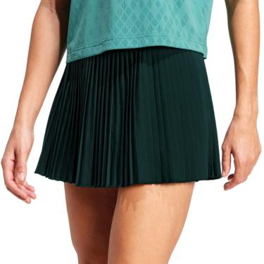 Imagem de Saia Shorts Adidas Plissada Tennis Pro Climacool Verde-G