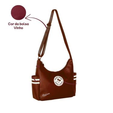 Imagem de Bolsa Hobo Média Mickey Mouse Sport College Moderna Urbano