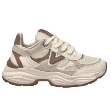 Imagem de Via marte tênis casual sneaker chunky, Marfim multi, 38