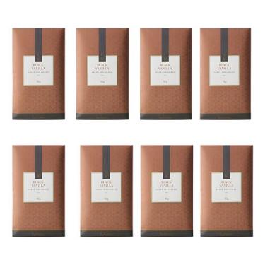 Imagem de Kit 8 Saches Envelope Perfumados 10g Black Vanilla Via Aroma Para Arma