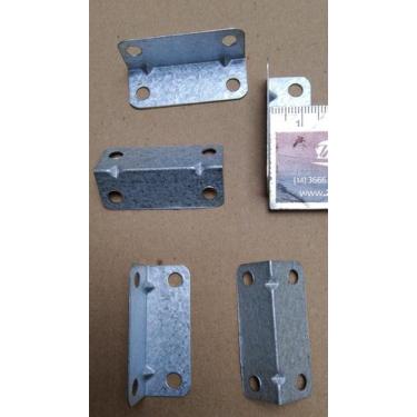 Imagem de Kit 10 Cantoneiras moveis Suporte de Canto Fixadores Angulo - CL FERRA