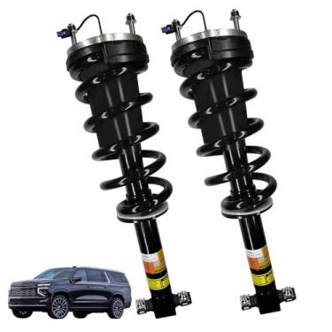 Imagem de 85640957 84828332 2 peças amortecedores dianteiros amortecedores montagem completa com conjunto magnético com mola compatível com Cadillac Escalade Chevy Tahoe Suburban Silverado GMC Sierra 1500 Yukon