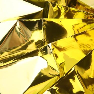 Imagem de Generic Cobertor de Emergência, Cobertor de Sobrevivência Ao Ar Livre 5 Peças para Acampamento para Maratonas para Caminhadas para Primeiros Socorros (Ouro)