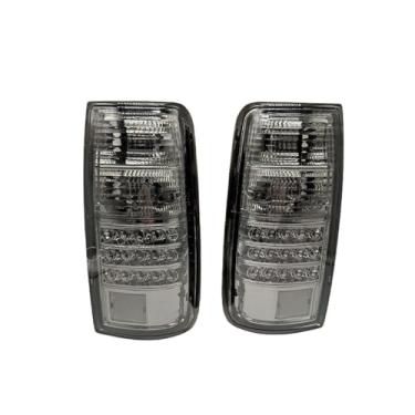 Imagem de 2PCS Conjunto de luz traseira de freio compatível com Toyota Land Cruiser FJ80 LC80 FZJ80 1991-1997 Refletor Lâmpada de advertência Acessórios para carro(Front Aluminum Foil)