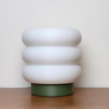 Imagem de Luminária e Abajur Mini Nuvem de Mesa LED para Quarto e Escritório | Design Moderno (Oliva)