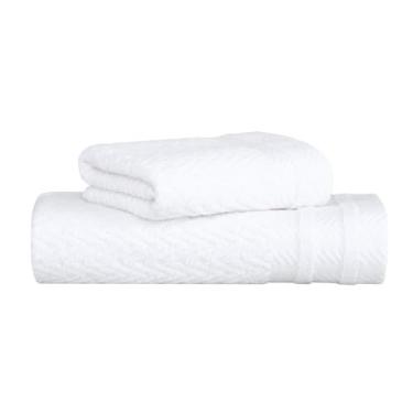 Imagem de Buddemeyer, Kit Jogo de Toalhas Buddemeyer 2 Peças Banho e Rosto Soul 100% Algodão Extra Soft Cor:Branco 1011