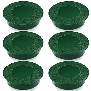 Imagem de Glimin Capa para copo de golfe buraco de golfe copo verde golfe prática de treinamento auxiliares furos capas para quintal jardim quintal jogo bola atividades ao ar livre (6 peças)