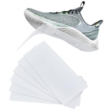 Imagem de NICENEEDED Pacote com 6 protetores de sola para tênis, protetor de sola transparente autoadesivo, protetor de vinco antiderrapante, capa protetora de sola de sapato autoaderente para salto alto
