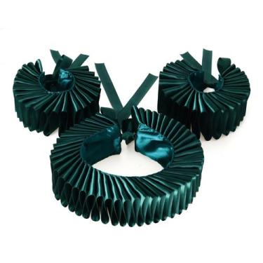 Imagem de Conjunto de gola falsa, blusa vitoriana com babados, meio falsa - Yiwe