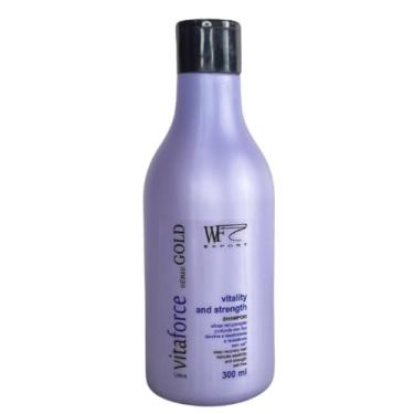 Imagem de Shampoo para Cabelos com Queda Fragilizado Quebradiço Danificado Pós Progressiva WF Vitaforce 300ml