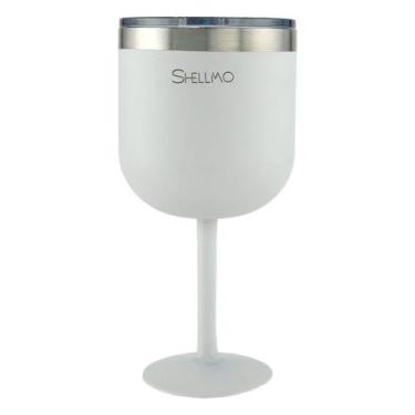 Imagem de Taça Térmica Shellmo a Vácuo com Tampa para Gin 530ml , Branco #