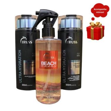 Imagem de Truss Ultra Hydration Shampoo e Condicionador 300ml + Beach Waves 260m