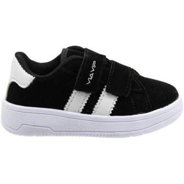 Imagem de Tênis Casual Infantil Via Vip Fechamento Contato Camurção Menino, 24, 