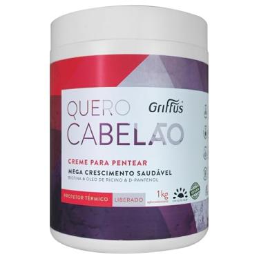 Imagem de Creme de Pentear Quero Cabelão 1 Kg, Griffus Cosméticos