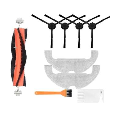 Imagem de Detachable Main Brush Hepa Filter Side Brush Mop Cloth Compatible With Xiaomi Mi STYTJ05ZHM Robot Vacuum-Mop 2 Ultra Cleaner Spare Part(Orange)