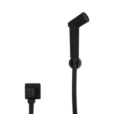 Imagem de Ducha Higienica Completa Preto Fosco Black 1/4 De Volta - AMG Metais