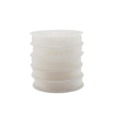 Imagem de Linha Fio Silicone Transparente 0,70mm 1un 10m 12g Artesanato Bijuteri