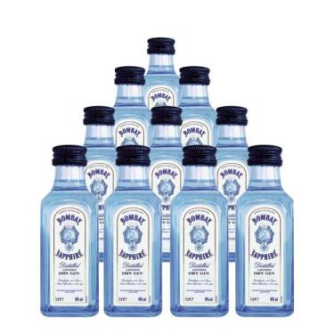 Imagem de Miniatura Gin Bombay Sapphire London Dry 50ml 10 Unidades