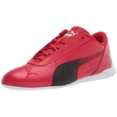 Imagem de PUMA Tênis masculino Ferrari R-cat, Rosso Corsa-puma preto, 10.5