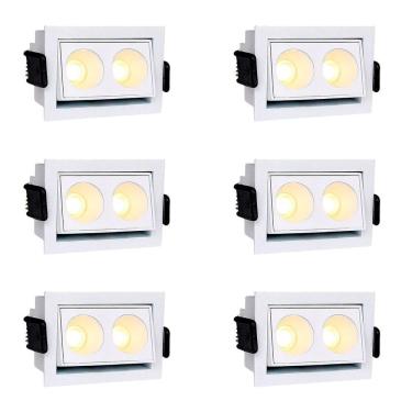 Imagem de Kit 6 Mini Spot Foco Móvel Downlight Embutir Led Micro Bet94