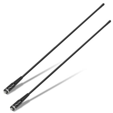 Imagem de ABBREE Antena de rádio amador SMA-fêmea VHF/UHF 144/430MHz banda dupla 48.0 cm antena de alto ganho para Baofeng UV-5R BF-F8HP Pro 5RM K5PLUS AR-152 GM21 BF-888S acessórios de rádio, pacote com 2