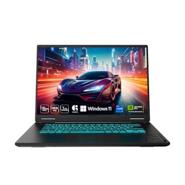 Imagem de Gigabyte Notebook Gamer A16 CWHI3US894SH, Intel Core i7-13620H, RTX 5070 8GB, 16GB RAM, SSD 1TB, Tela 16" FHD+ 165Hz, Windows 11, Preto