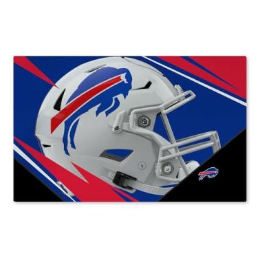 Imagem de Northwest The Company Tapete lavável NFL, 51 x 81 cm, triturador, cores do time (51 x 81 cm, Buffalo Bills)