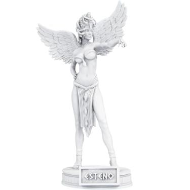 Imagem de Estátua Esteno Mitologia Grega Estatueta - Górgona - Versão Alada (Cor Mármore)