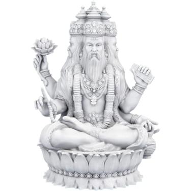 Imagem de Estátua Brahma Primeiro Deus Hindu da Trimúrti - Brama (Cor Mármore)
