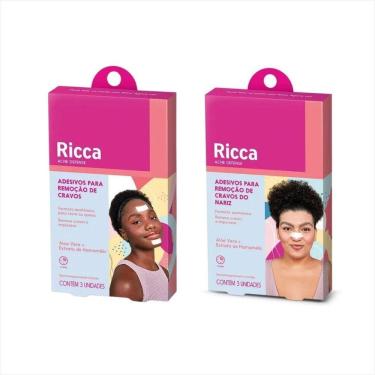 Imagem de Kit Ricca Adesivo P- Retirar Cravos Da Testa E Queixo+nariz