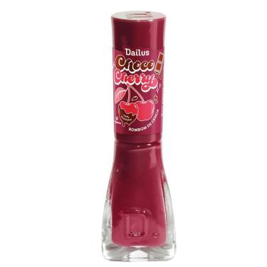 Imagem de Esmalte Cremoso Dailus Coleção Choco Cherry 8ml Bombom De Cereja