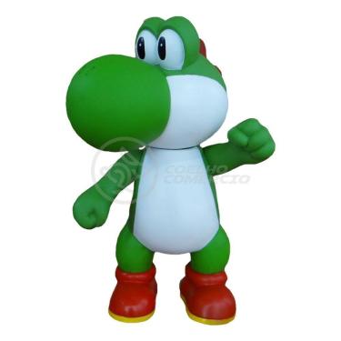 Imagem de Boneco Action Figure Yoshi Grande Super Size 26Cm - Mario