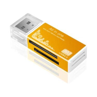 Imagem de Leitor De Cartão Multi 4 Em 1 Adaptador USB 2.0 Para Memória Stick pro