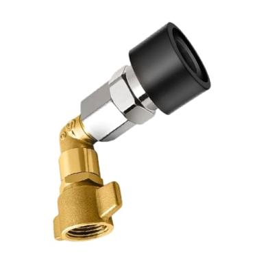 Imagem de Ysyqkn Conector de Entrada Do Tanque de Ar Do Caminhão M16x1,5, Rosca de Latão, Cotovelo de 90 Graus, Kit de Armazenamento, Adaptador, Sem Válvula de Comutação