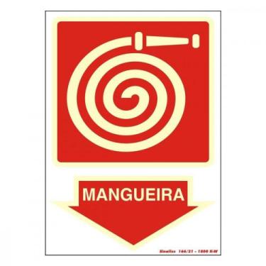 Imagem de Placa Sinalizacao Pvc 20X30 ''Hidrante Mangueira'' 250Bp - SINALIZE