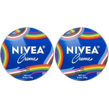Imagem de Creme hidratante NIVEA Creme para rosto, mãos e corpo 250mL x2