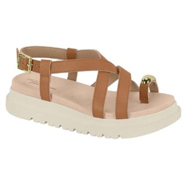 Imagem de Sandalia Modare Flatform Tiras Ref 7200.107.21736 Nude/marrom 39