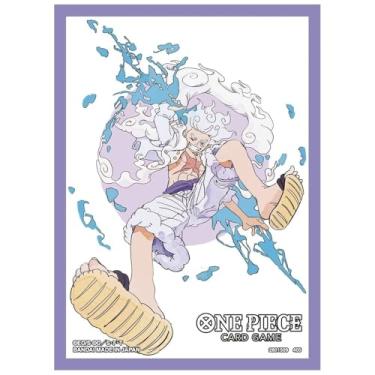 Imagem de Capas protetoras para jogo de cartas de uma peça - Conjunto de mangas oficiais 12 - Monkey D. Luffy Gear 5-70ct Sleeves