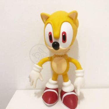 Imagem de Boneco Action Figure Super Sonic 23cm Sonic