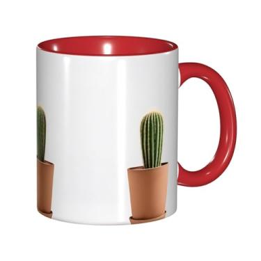 Imagem de Zeraoke Canecas de café criativas com estampa de plantas, personalizadas, presente para a família, tamanho de 325 ml, unissex