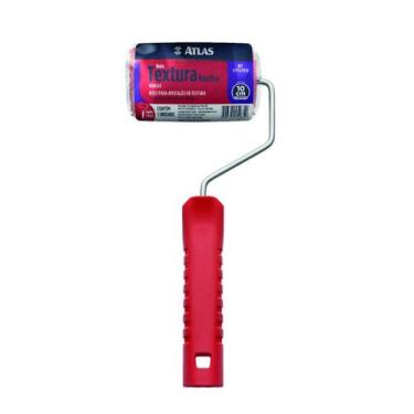Imagem de Rolo Textura 10cm Atlas AT155/10SR Com Suporte Profissional